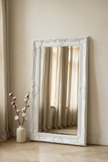 Miroir baroque blanc, 100×50 cm. Photo 1 sur 5.