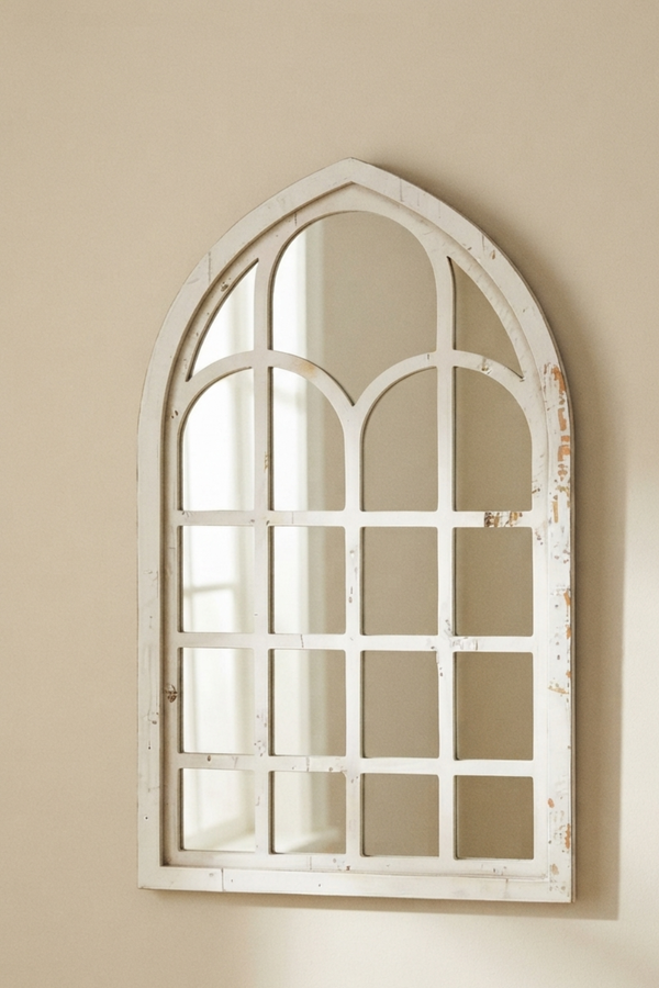 Miroir fenêtre cintrée · 25,5×45 cm