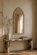 Arche gothique, gris rustique 111,5×60,5 cm. Vue d'ensemble.