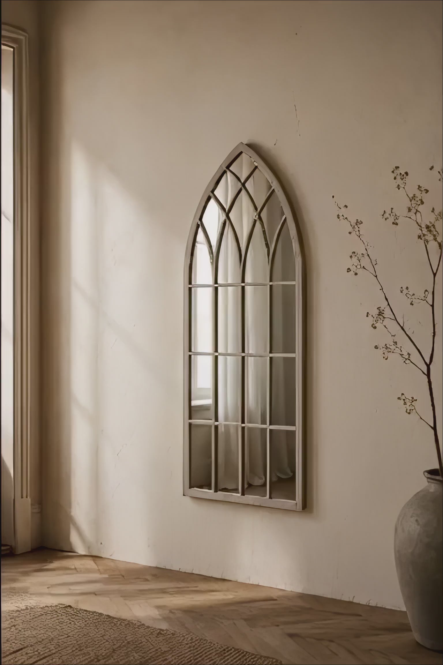Arche de ferme · gris rustique 115×50 cm